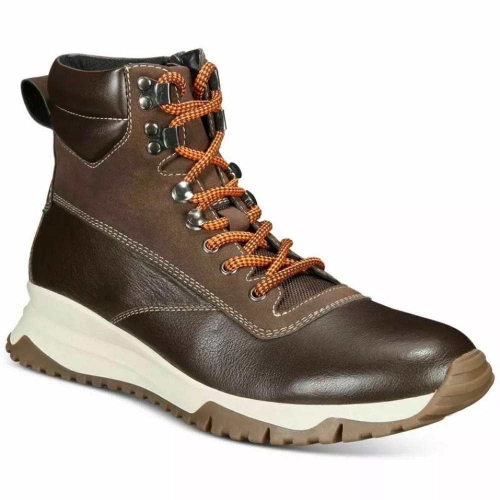 Men's Leather Brown Boot Alfani Reggie 8,5M